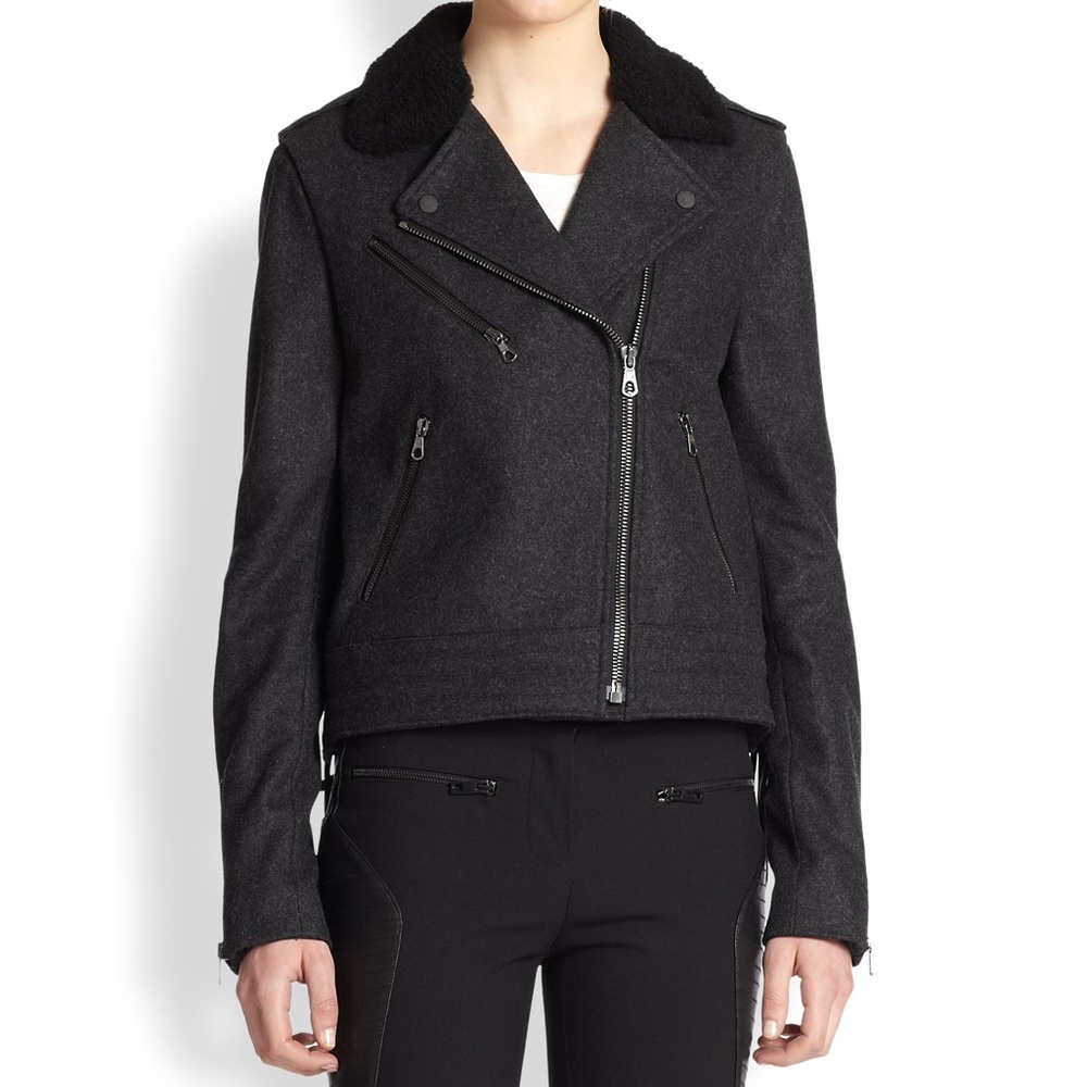 Rag & Bone Bowery Wool Blend Jacket